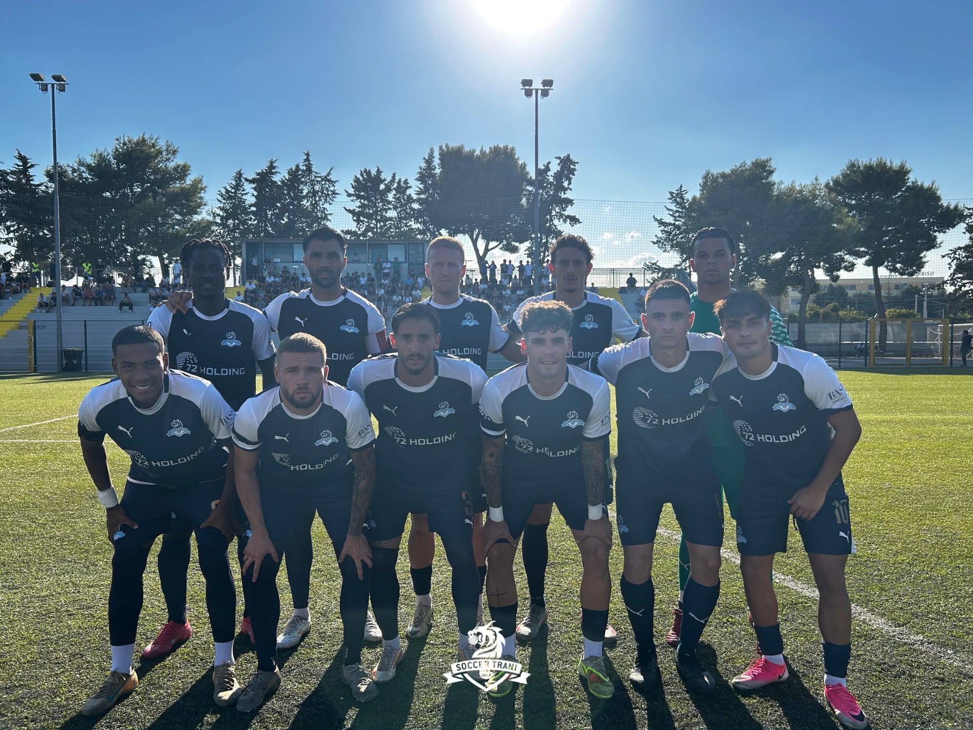 Un ottimo Trani va avanti di 2 sul Cosmano, ma il match viene sospeso al 65’ a causa dell’infortunio del direttore di gara